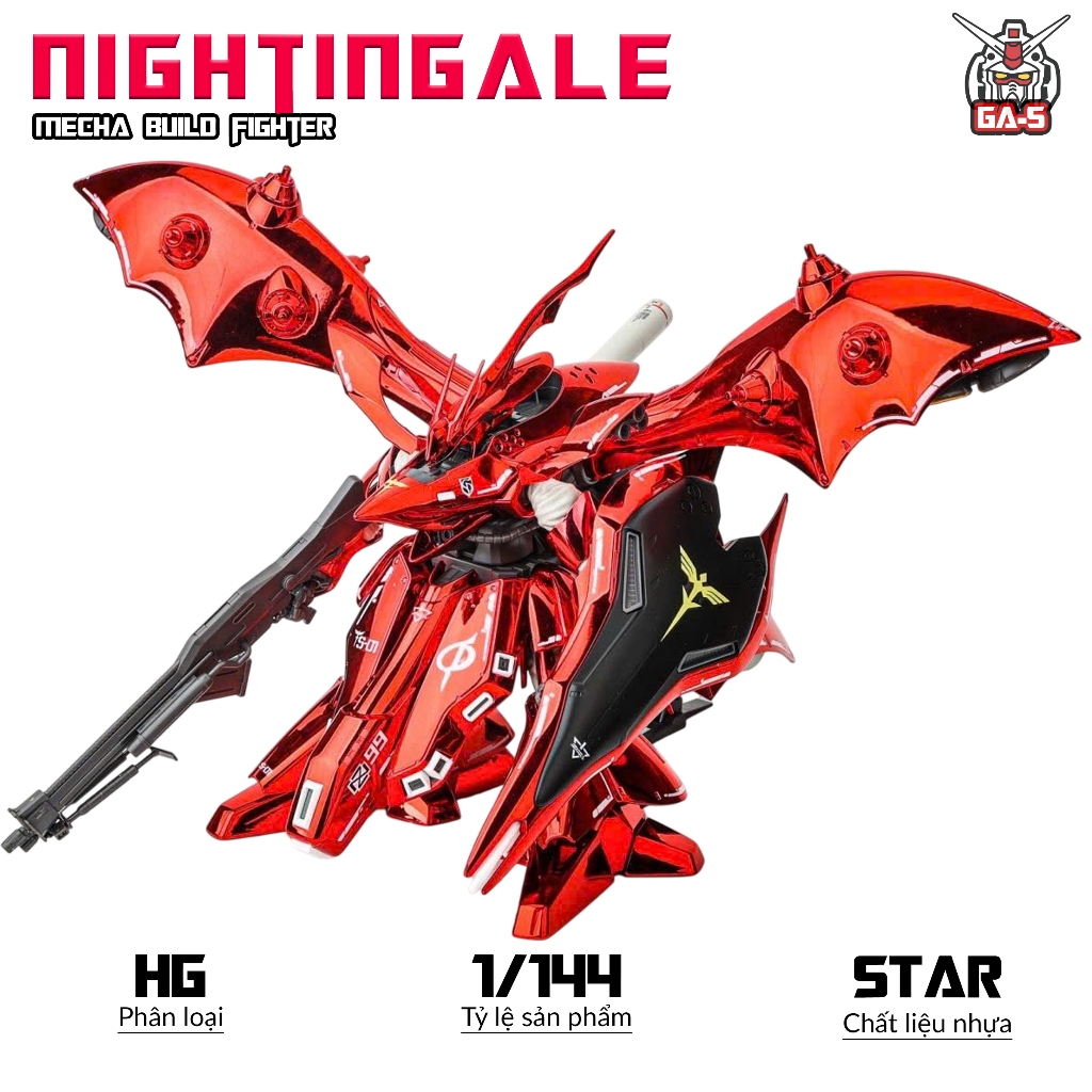 Mô hình HG Nightingale (Mechanical Core Plating Ver.), HGUC 1/144 Mecha, Đồ chơi lắp ráp