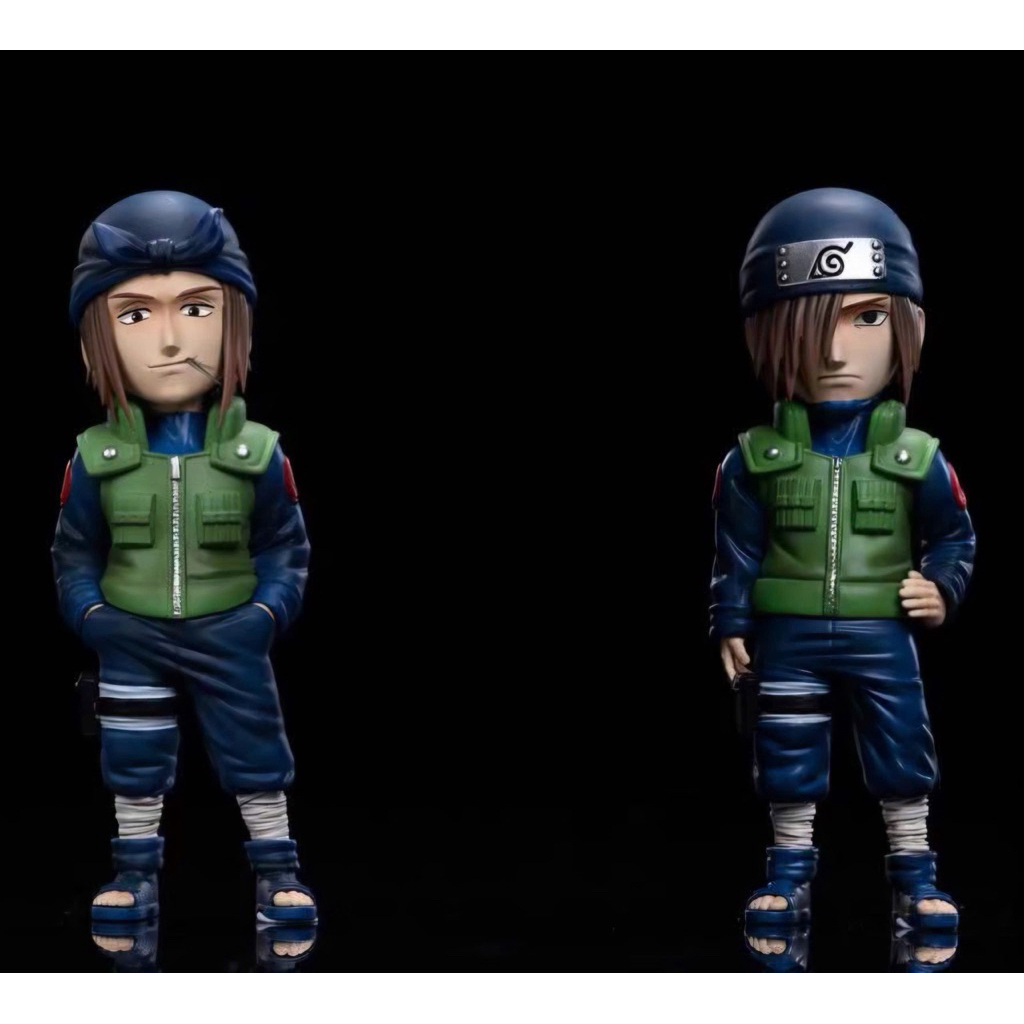Cặp mô hình Resin WCF chính hãng League Studio Naruto Season 1 Shiranui Genma & Kamizuki Izumo