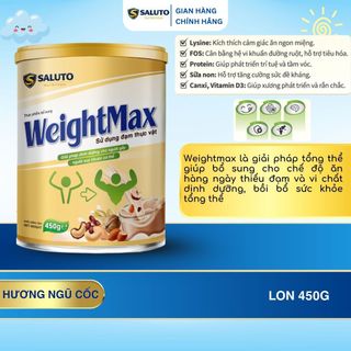 [Giá sỉ] Thùng 12 lon Sữa hạt tăng cân Weightmax cho người gầy hỗ trợ tăng cân khoa học
