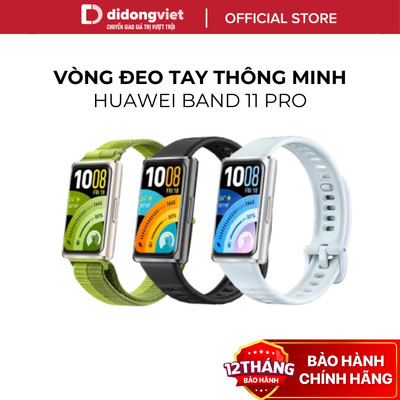 Vòng Đeo Tay Thông Minh HUAWEI Band 11 Pro - Màn Hình AMOLED, Theo Dõi Sức Khỏe - Hàng Chính Hãng
