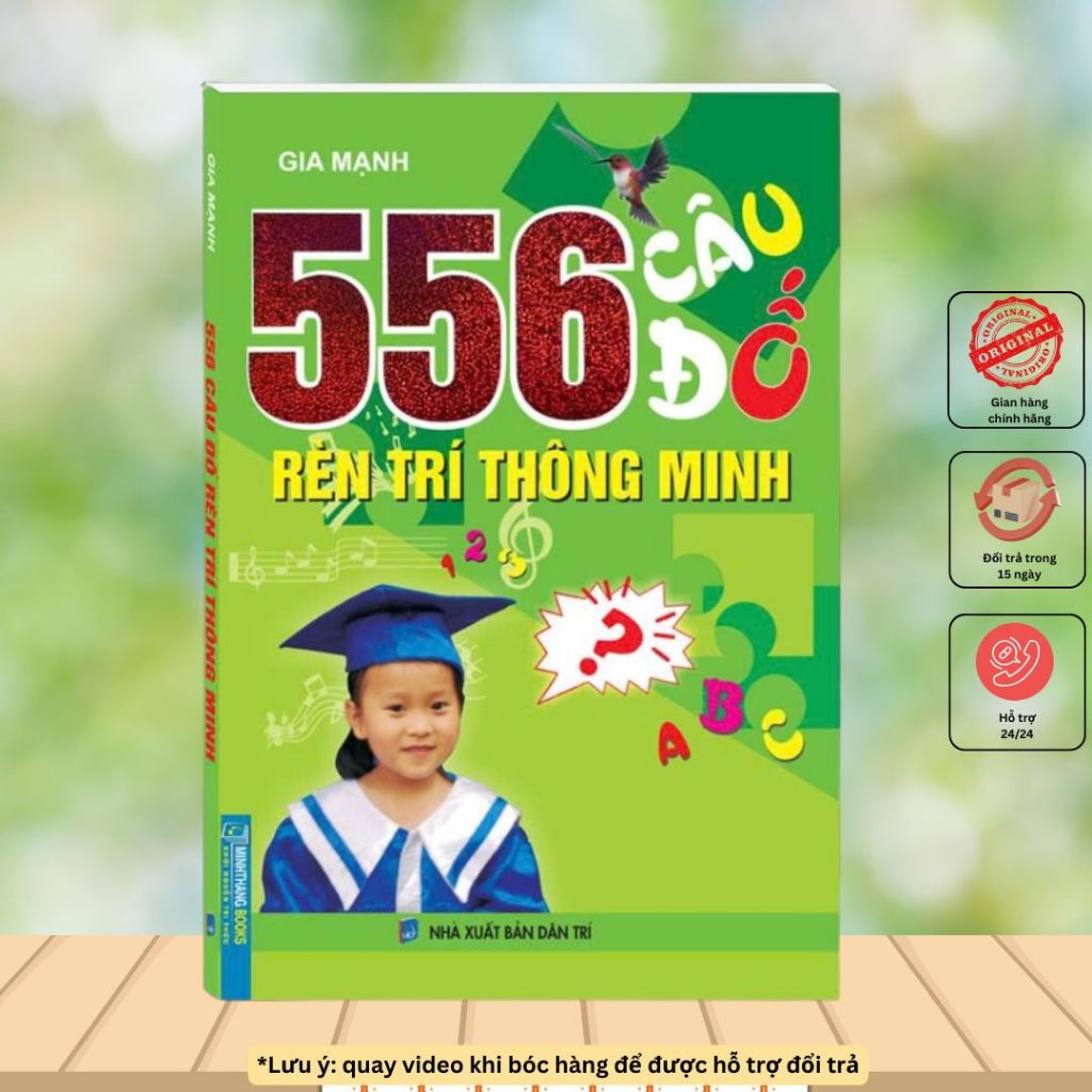 Sách - 556 câu đố rèn trí thông minh, kích hoạt trí não