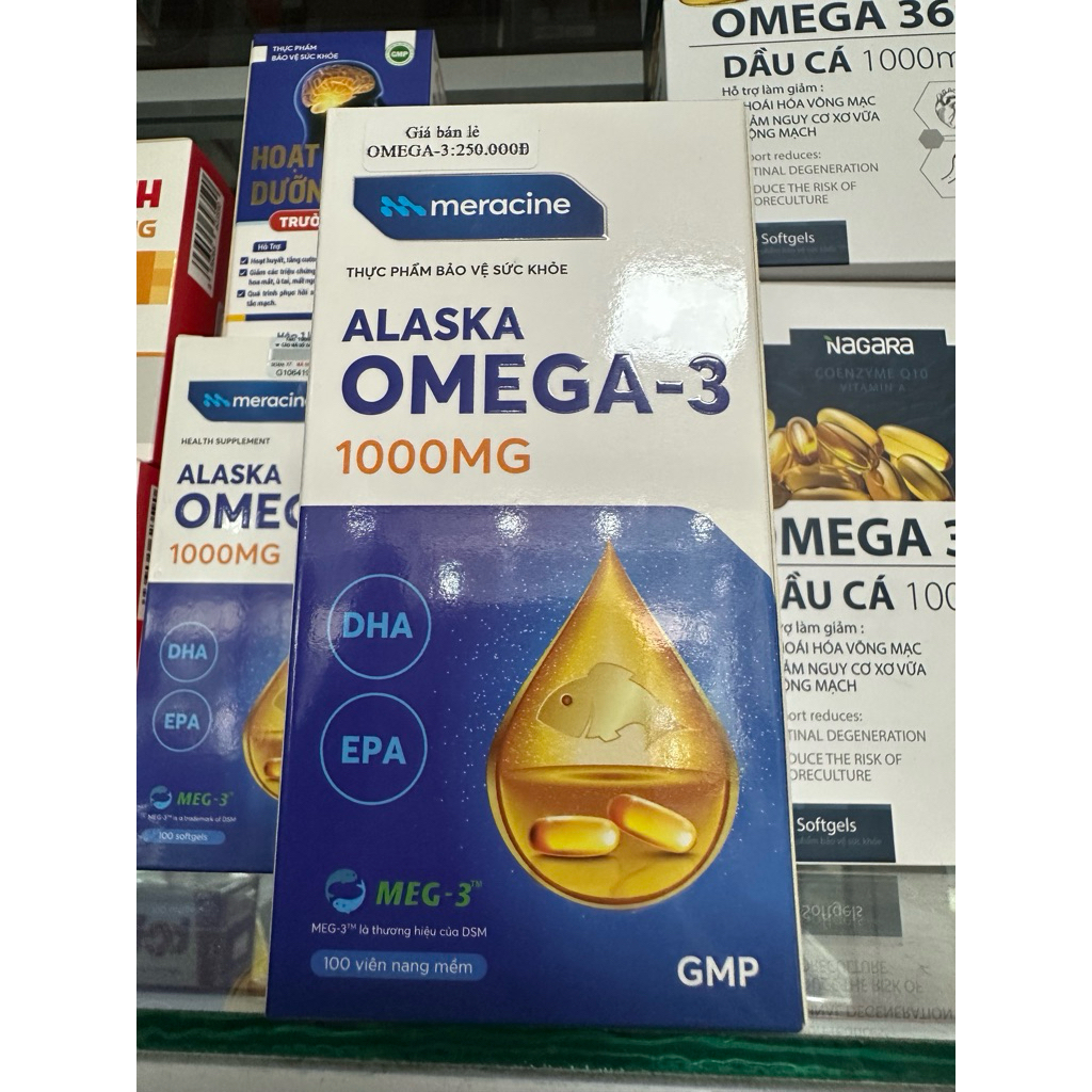 OMEGA 3 ALASKA 1000mg(hop 100viên)