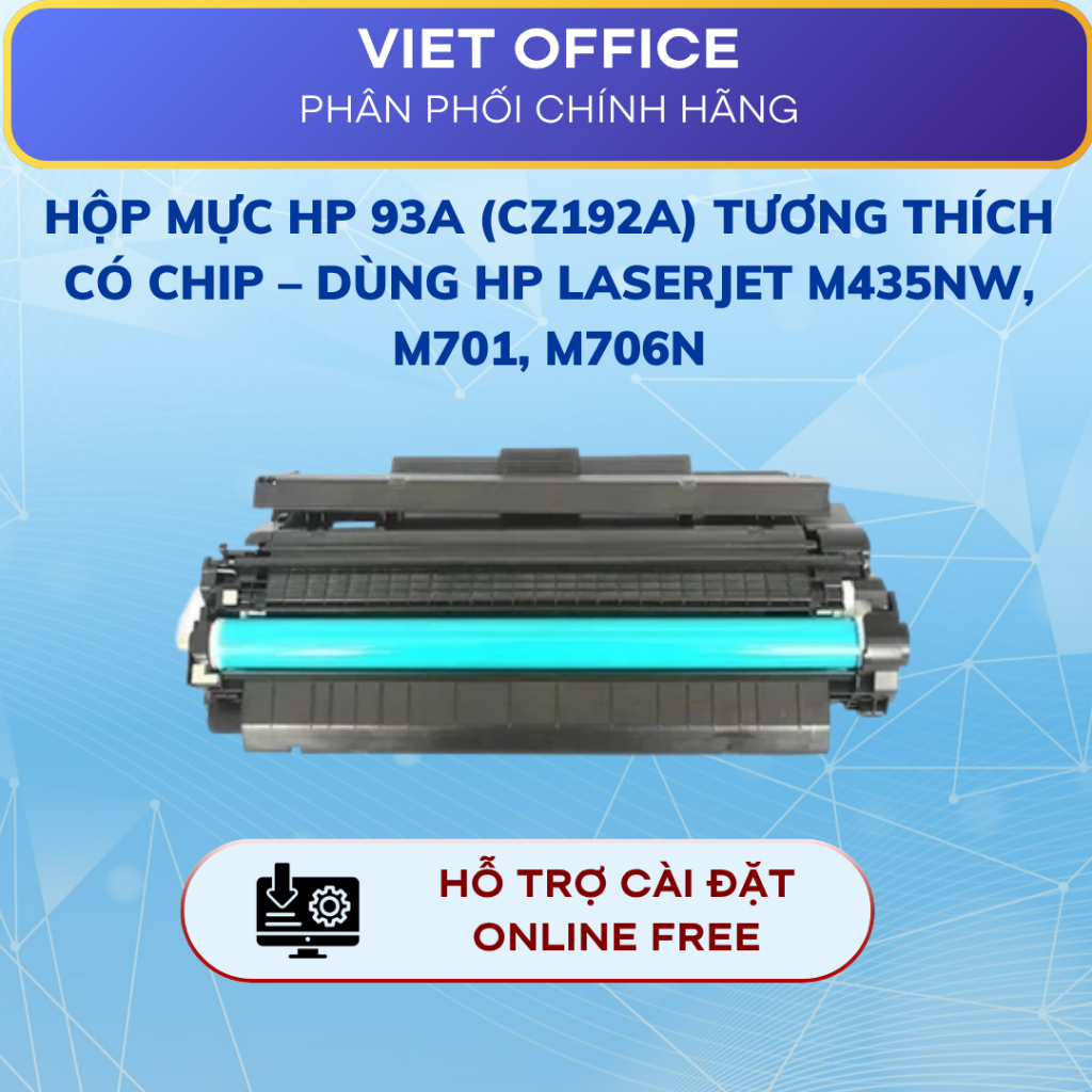 Hộp Mực HP 93A (CZ192A) Tương Thích Có Chip – Dùng HP LaserJet M435NW, M701, M706N