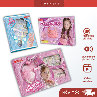 Đồ Chơi DUKA: Phụ Kiện Thời Trang: Túi Xinh - Nơ Đẹp - Bộ Nhẫn - Vòng Tay - Vòng Cổ