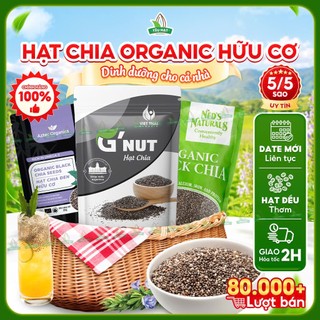 Hạt chia organic hữu cơ úc - chia đen giảm cân sạch giàu omega 3 detox
