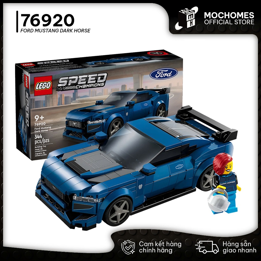 Đồ chơi lắp ghép Speed Champion LEGO 76920 Ford Mustang