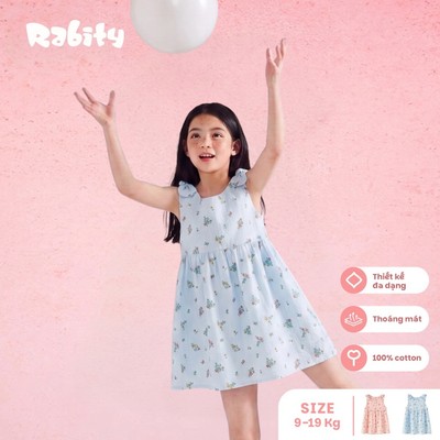   Đầm thô sát nách bé gái Rabity 952.064