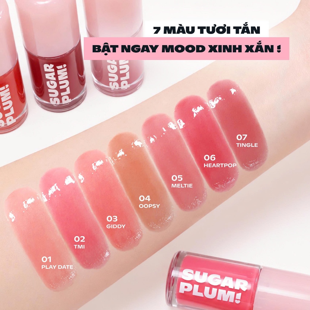 Son Bóng Dưỡng Môi Ofélia Sugarplum DELISH LIP OIL Ofelia 3.4g