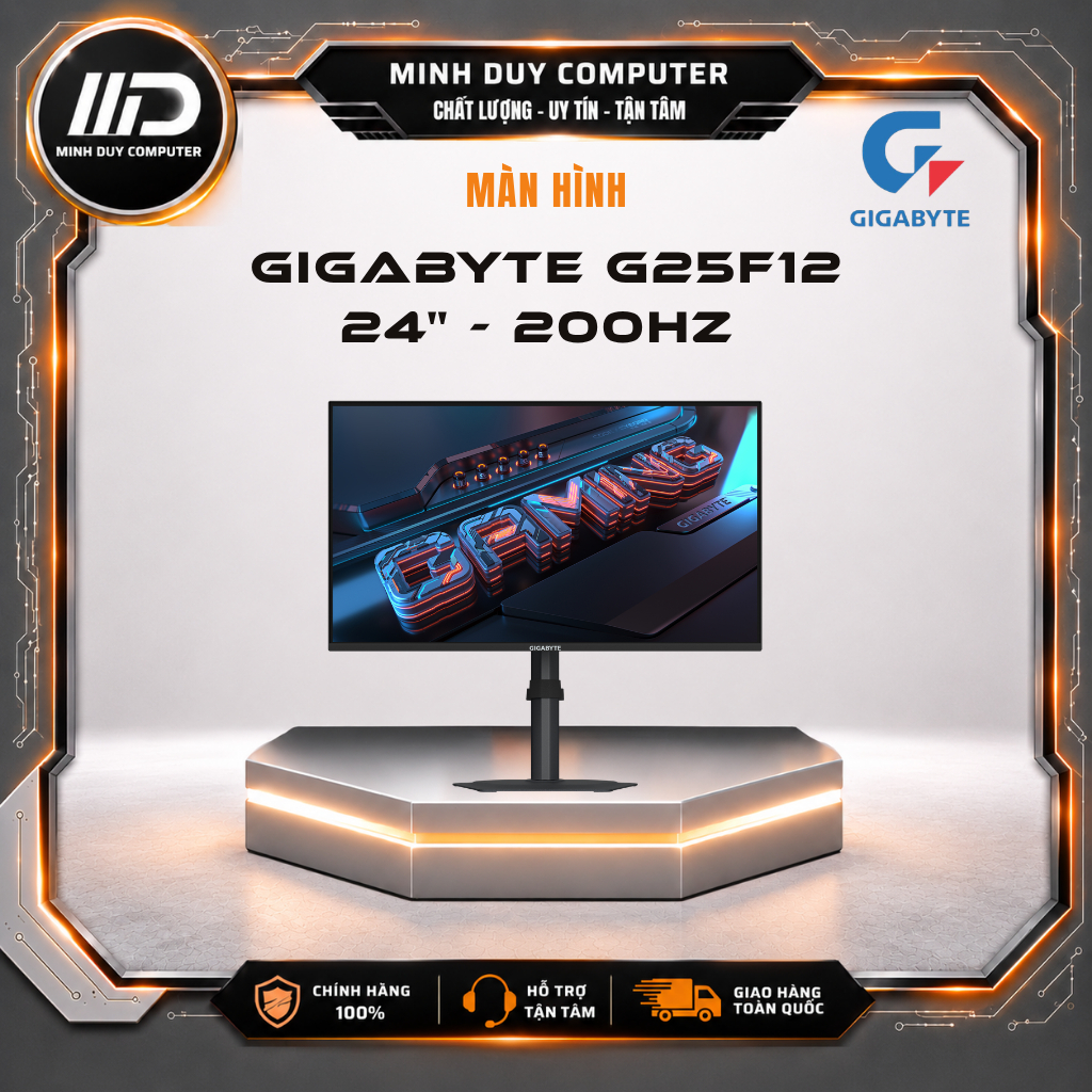MÀN HÌNH GIGABYTE GS25F2 - 24 INCH/FULL HD/SS-IPS/200Hz//1Ms - BẢO HÀNH 36 THÁNG