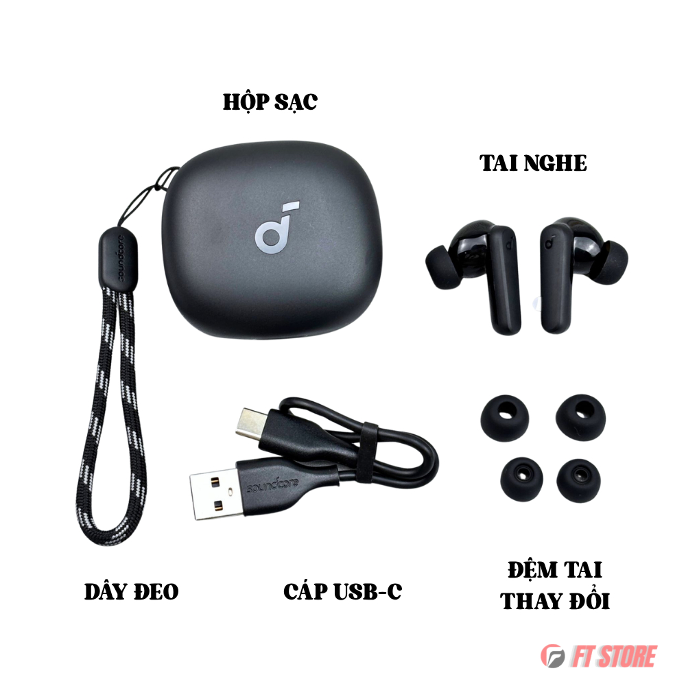 Tai Nghe Bluetooth Anker - R50i A3949 IPX5 True Wireless Earbuds Earphone Trắng/Đen/Xanh - CHÍNH HÃNG BH18TH | BigBuy360 - bigbuy360.vn