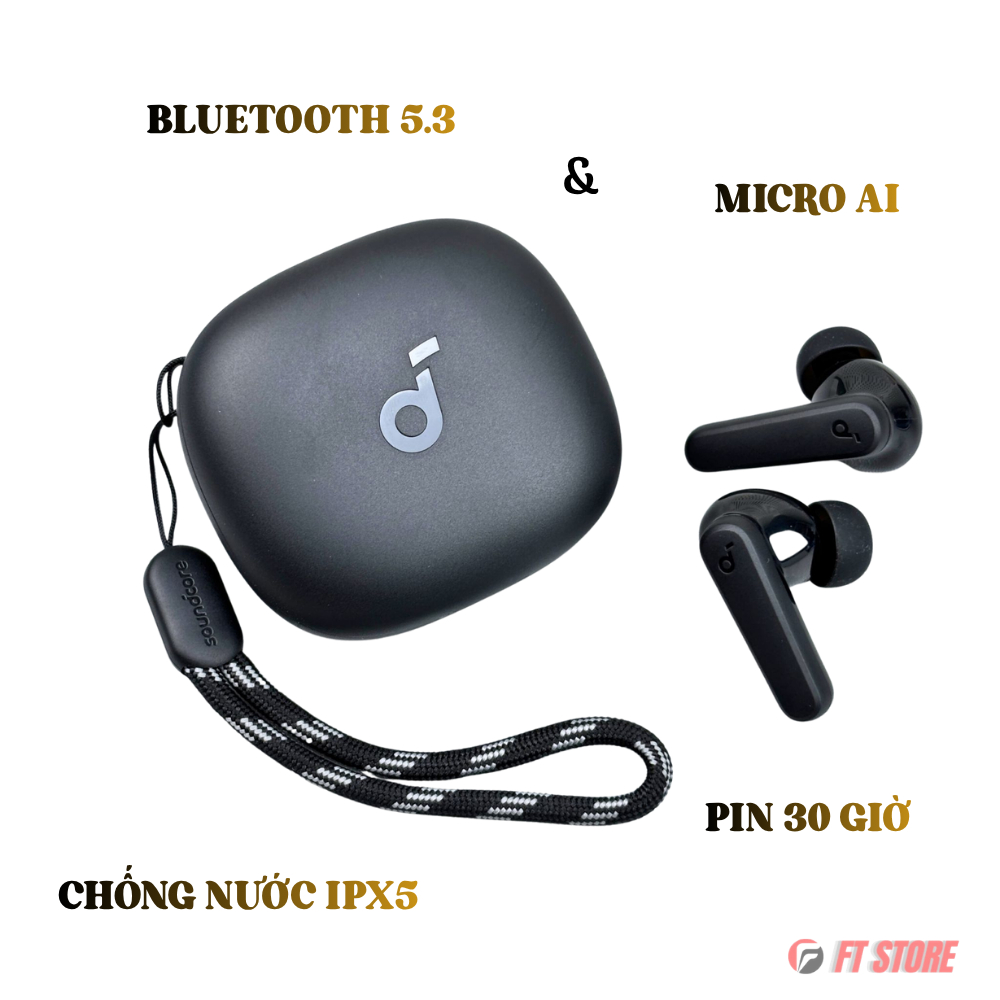 Tai Nghe Bluetooth Anker - R50i A3949 IPX5 True Wireless Earbuds Earphone Trắng/Đen/Xanh - CHÍNH HÃNG BH18TH | BigBuy360 - bigbuy360.vn