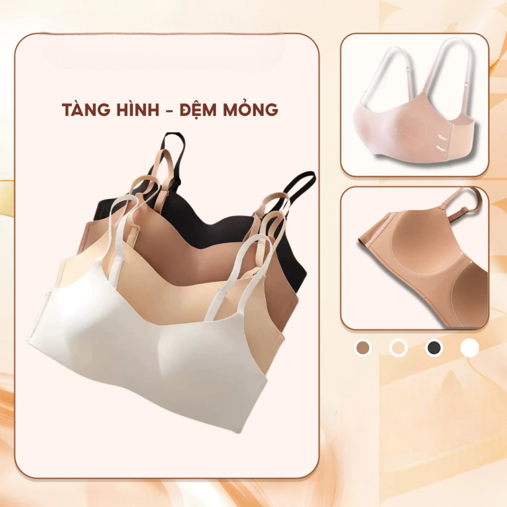 [Peinn] [LOẠI 1] Áo Lót Nữ AL158 Áo Su Đúc Cup Ngang, Đệm Mỏng, Không Gọng, Không Viền, Chống Chảy X