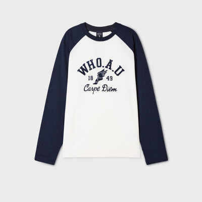 Áo Thun Tay Dài WHO.A.U Campus Raglan Long Sleeve T-shirt_WHLAGB823U