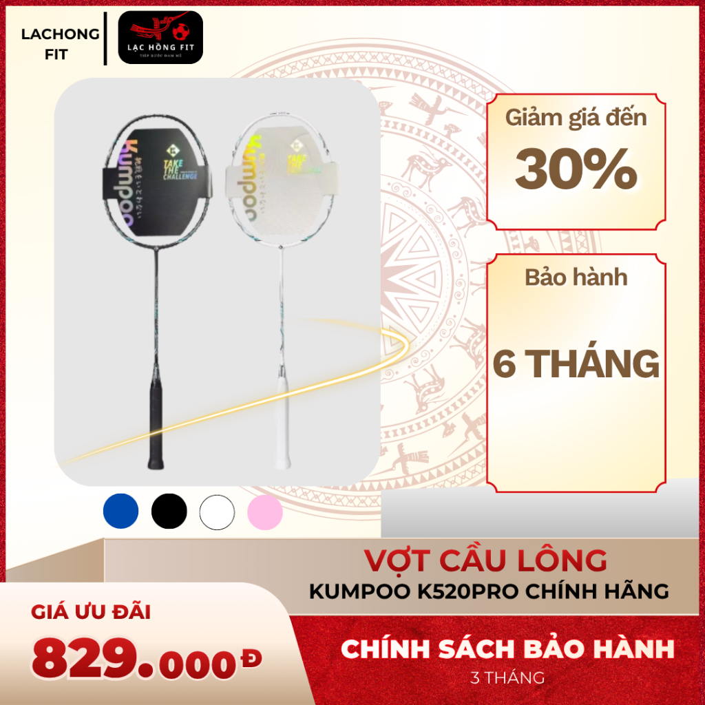 Vợt cầu lông Kumpoo K520 pro chính hãng