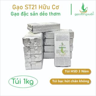 HSD 3 Năm - Gạo ST21 Đông Xuân Trọng Lượng 5Kg / 10Kg / 25Kg - Mua Tối Đa 25Kg / 1 Đơn