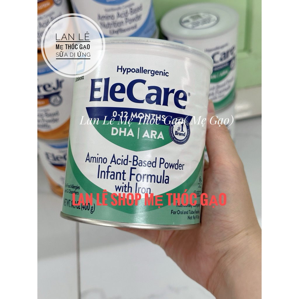 Sữa Elecare Tăng cân tốt Cho Bé Dị Ứng Đạm Bò