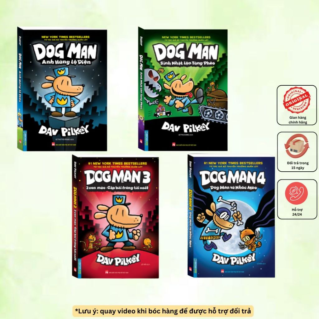 Sách - Truyện tranh DOG MAN (bản tiếng việt)