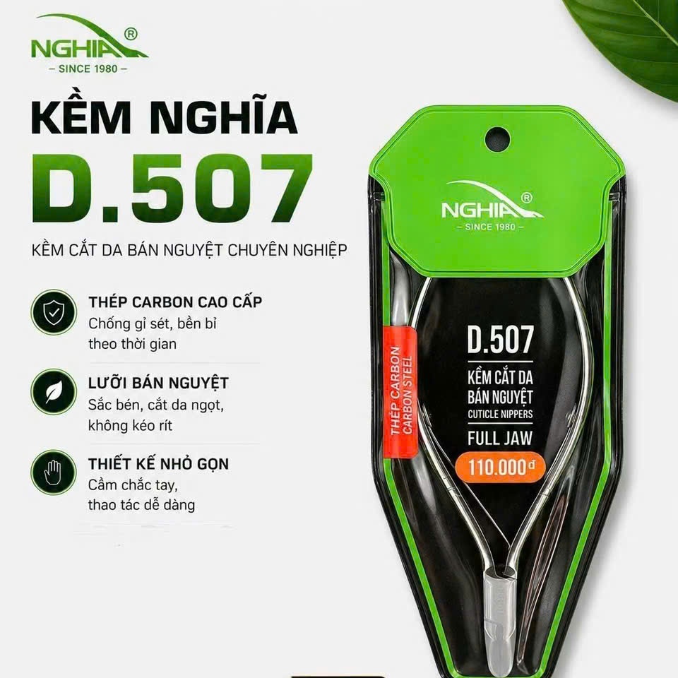 kìm nghĩa nhặt da d507, kềm nghĩa cắt da d507, kềm nghĩa d507
