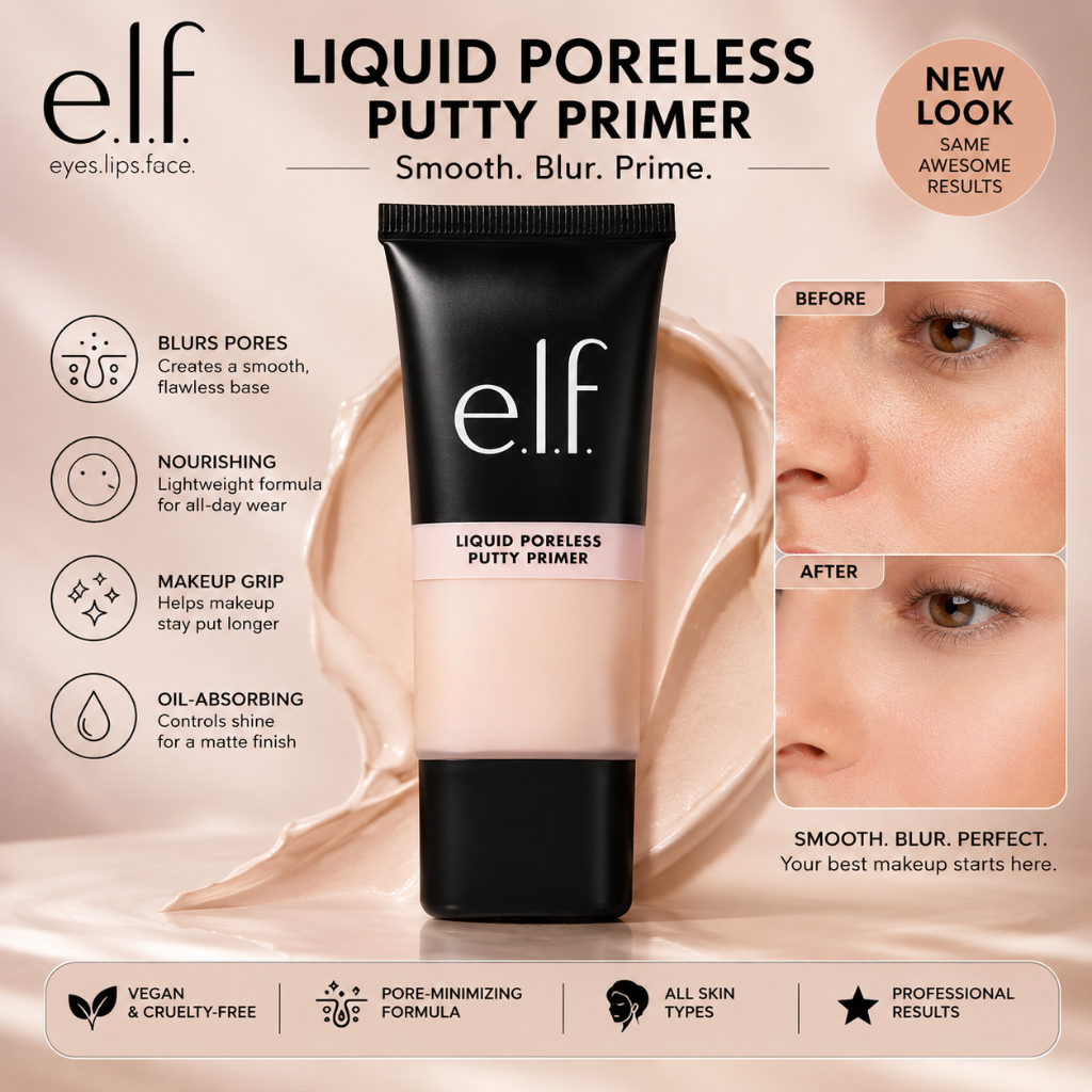 ELF Liquid Poreless Putty Primer 28ml