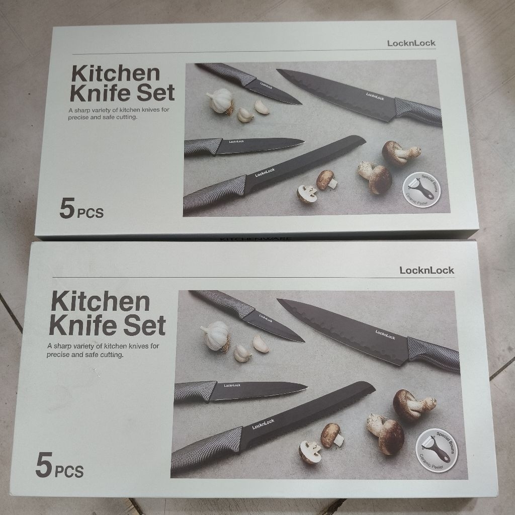 BỘ DAO 5 MÓN COOK PLUS CKK101S5BLK LOCK & LOCK