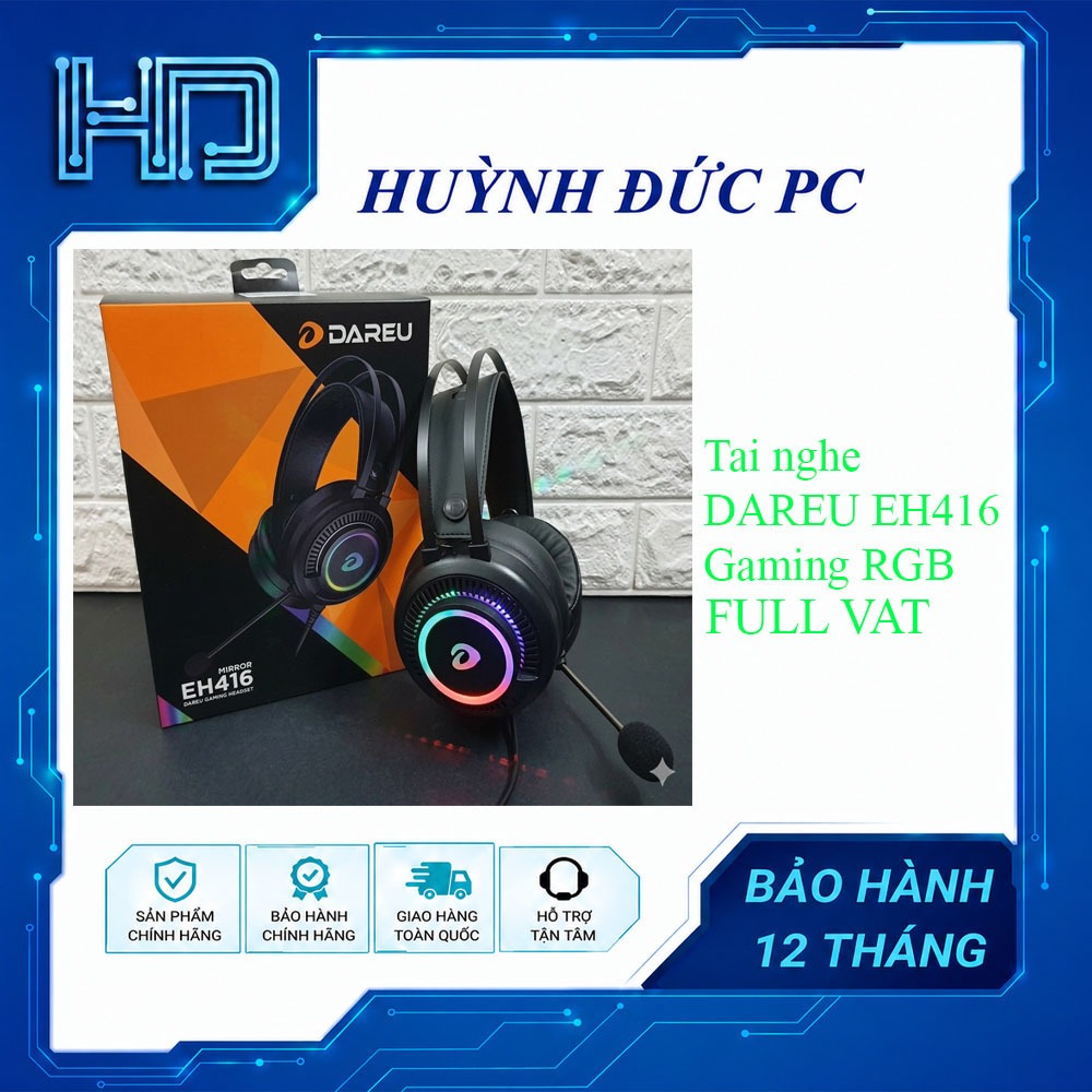 Tai nghe DAREU EH416 Gaming RGB
