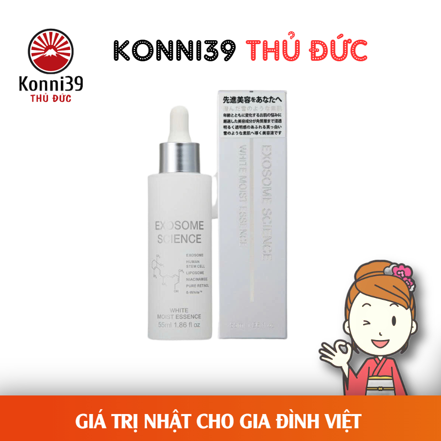 SERUM DƯỠNG TRẮNG, DƯỠNG ẨM DA EXOSOME NHẬT BẢN (CHAI 55ML) - THE EXOSOME SCIENCE