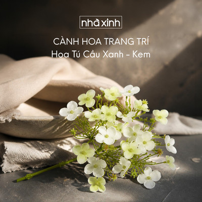 Hoa Tú Cầu Xanh Kem 72Cm - Nhà Xinh