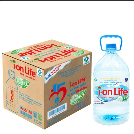Nước kiềm cao cấp ion Life chai 1250ml ( thùng 12 chai )