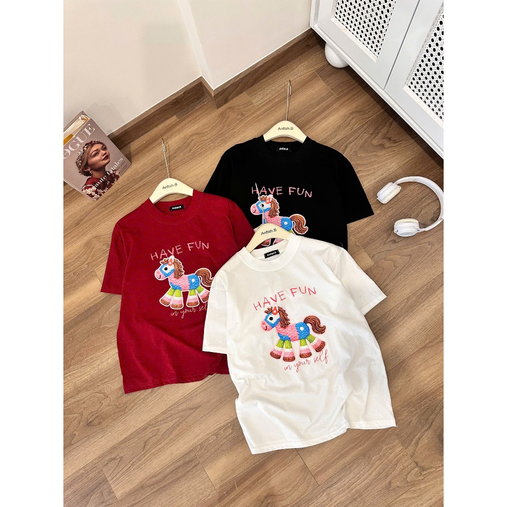 3158-SPX066- 🔥 XU HƯỚNG THỜI TRANG HOT- Áo thun phông cotton unisex nam nữ ulzzang- HAVE FUN