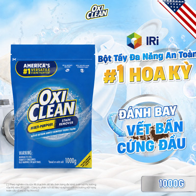 Bột Đa Năng Oxiclean giúp làm sạch lồng giặt, khử mùi hôi, loại bỏ vết bẩn cứng đầu lâu ngày
