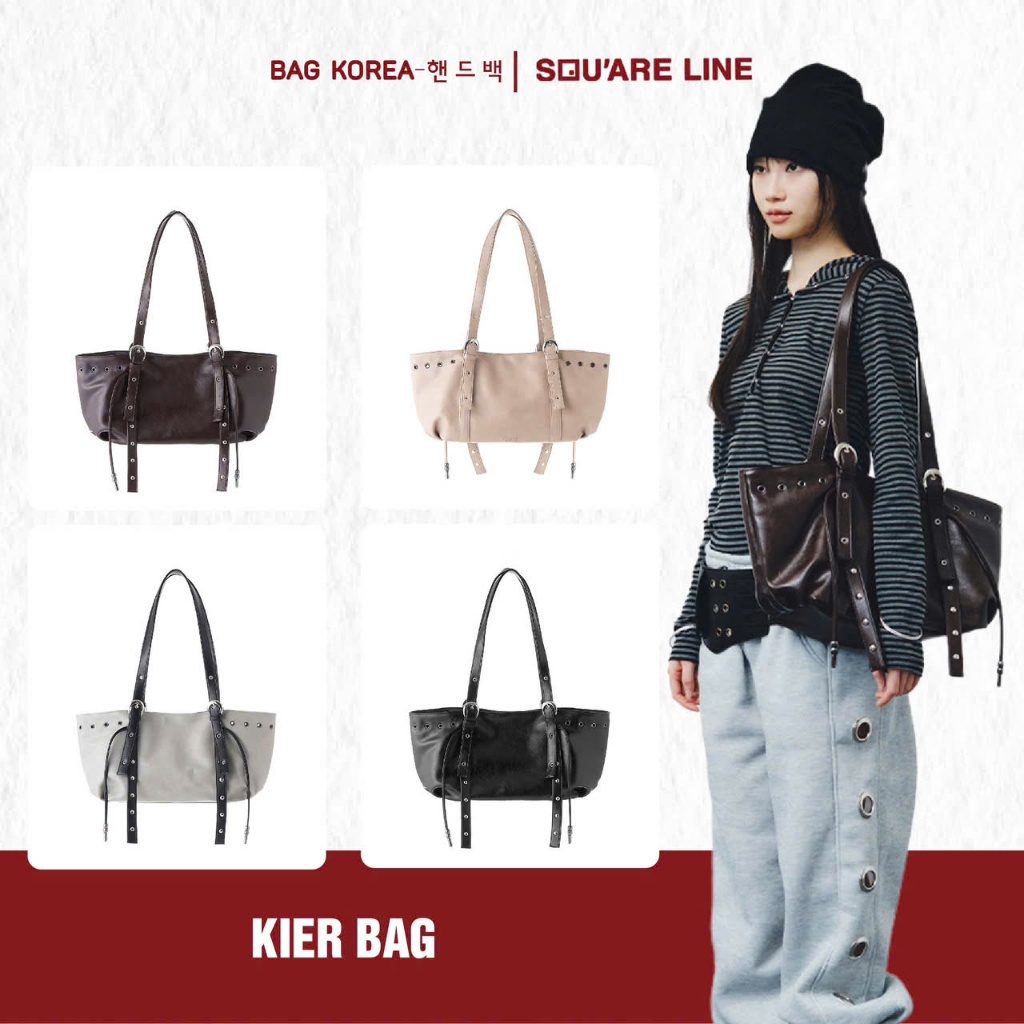 [SQUARELINE] Túi KIER BAG Túi Xách Nữ Hàn Quốc Chính Hãng BAG KOREA