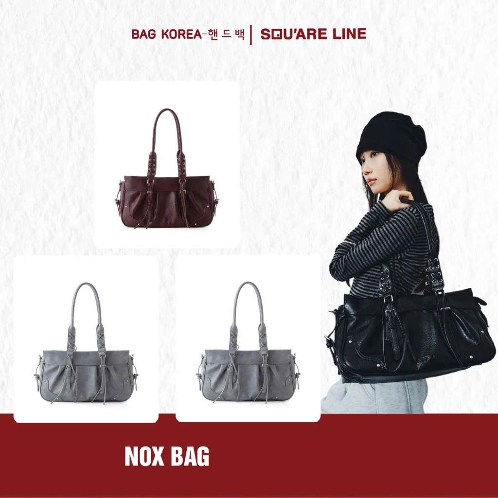 [SQUARELINE] Túi NOX BAG Túi Xách Nữ Hàn Quốc Chính Hãng BAG KOREA