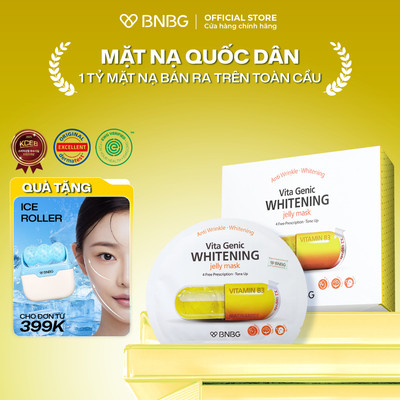 Combo 10 Mặt Nạ BNBG Hỗ Trợ Dưỡng Trắng, Làm Sáng Da BNBG Vita Genic Whitening Jelly Mask 30mlx10