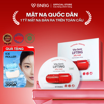 Combo 10 Mặt Nạ BNBG Hỗ Trợ Nâng Cơ, Săn Chắc Da BNBG Vita Genic Lifting Jelly Mask 30mlx10