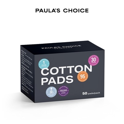 [HB GIFT] - Hộp bông tẩy trang Paula's Choice thiên nhiên - 50 miếng/Hộp (Mẫu vỏ ngẫu nhiên) - Trị giá 100K