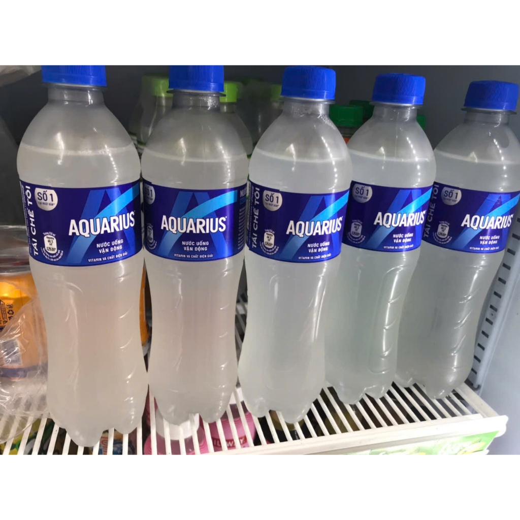 COMBO 6 chai 500ml nước uống AQUARIUS giải khác đỉnh cao