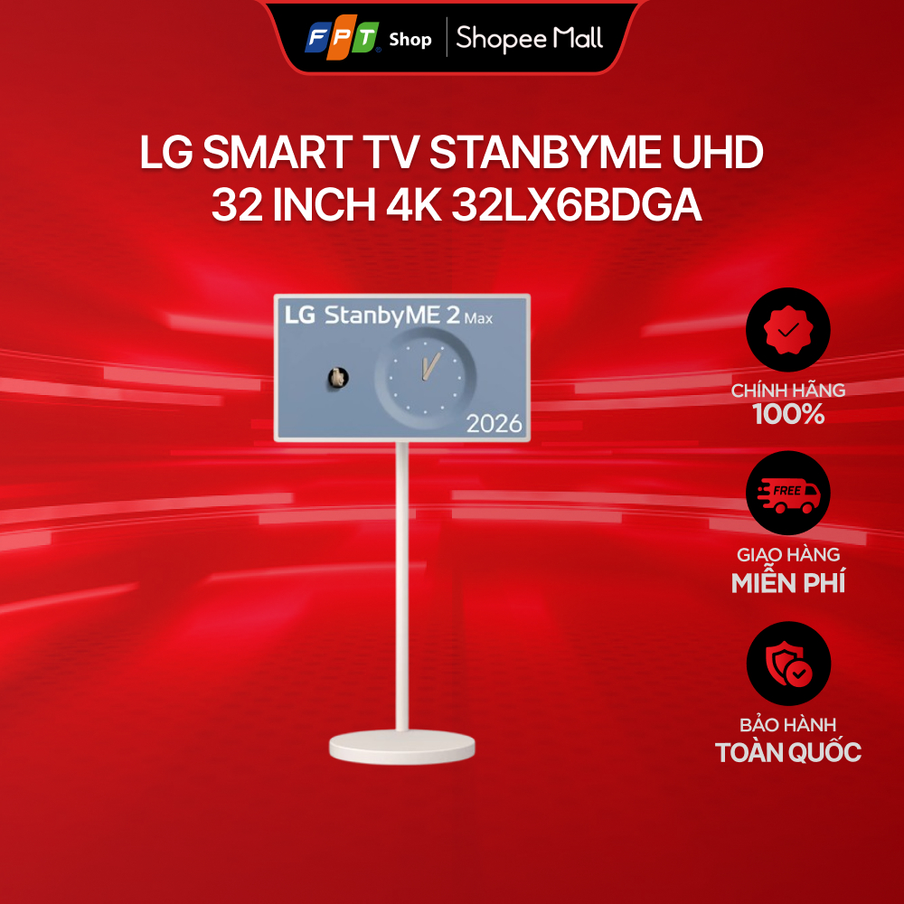 LG Smart TV StanbyME UHD 32 inch 4K 32LX6BDGA