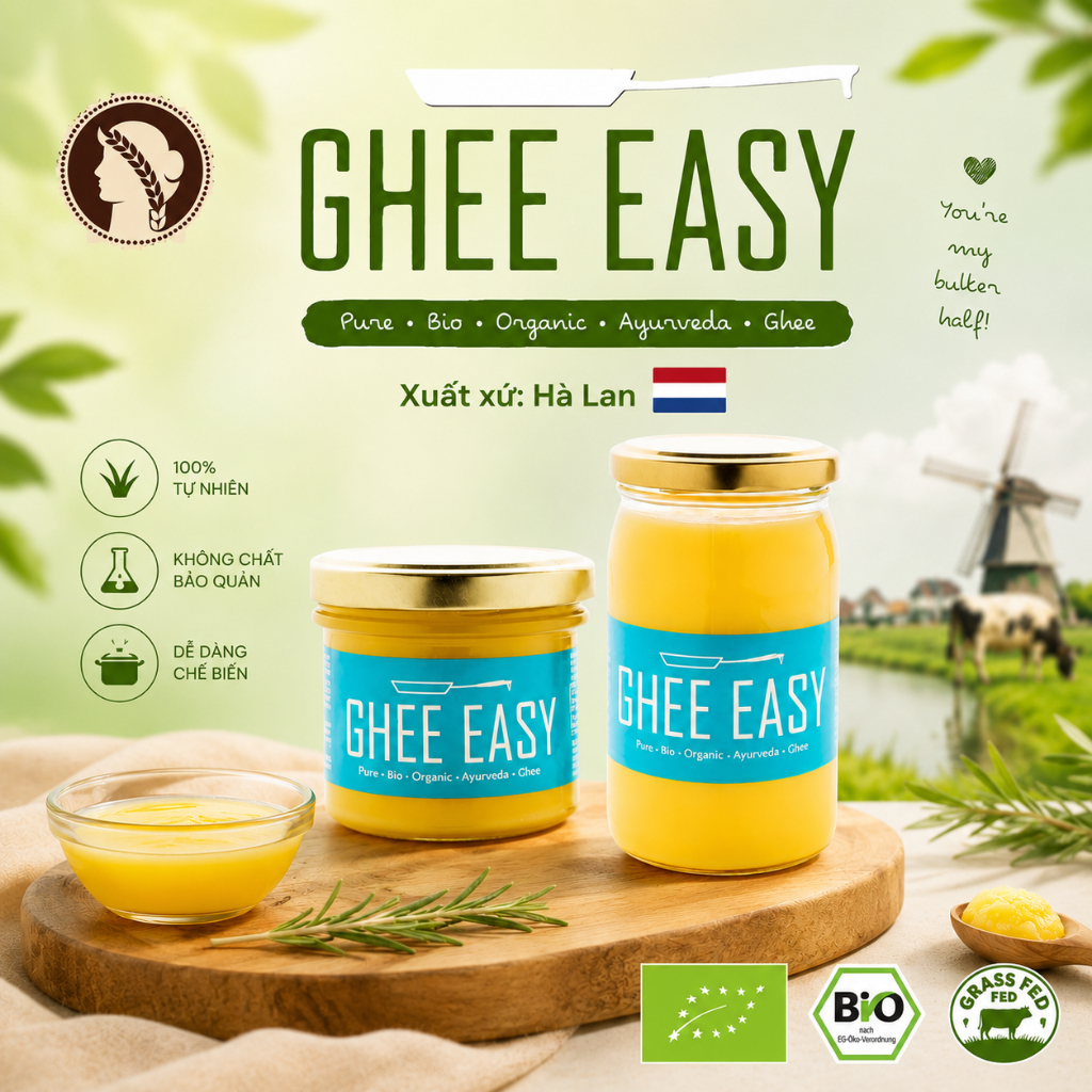 Bơ Ghee hữu cơ organic Valley/ Ghee Easy Ghee Butter