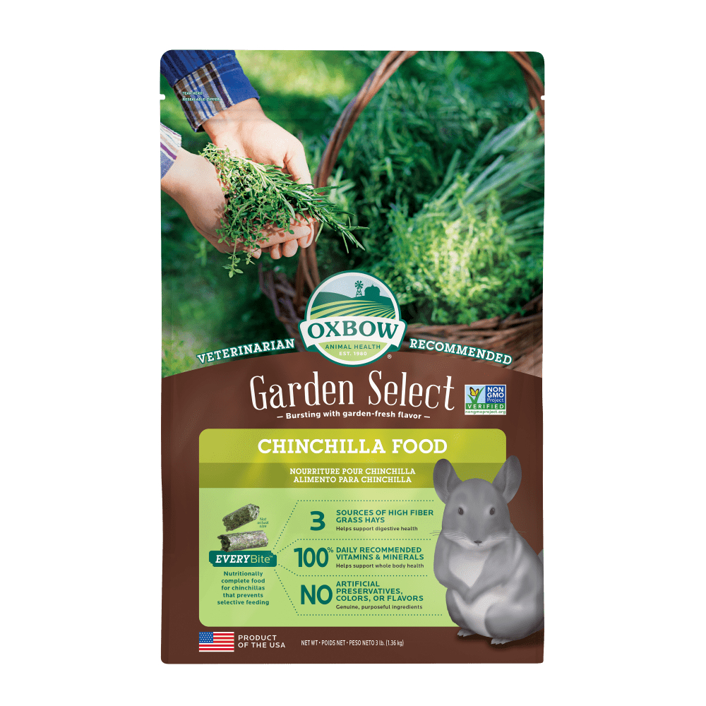 Thức Ăn Viên Nén Dinh Dưỡng Oxbow Chinchilla Garden Select Cho Chinchilla mọi lứa tuổi, thơm ngon,gi