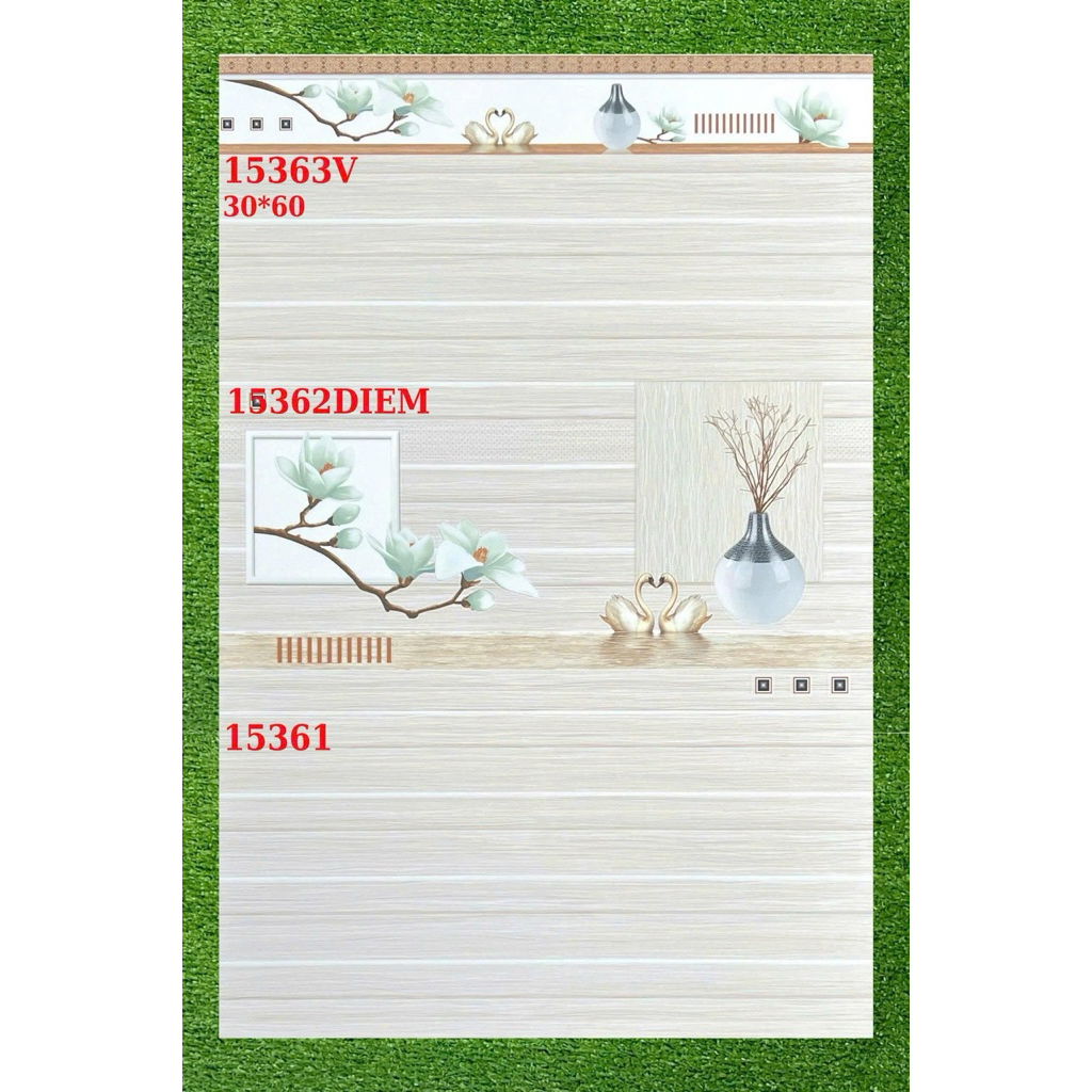 gạch ốp tường 30x60 men bóng cao cấp 1T=1.44 mét