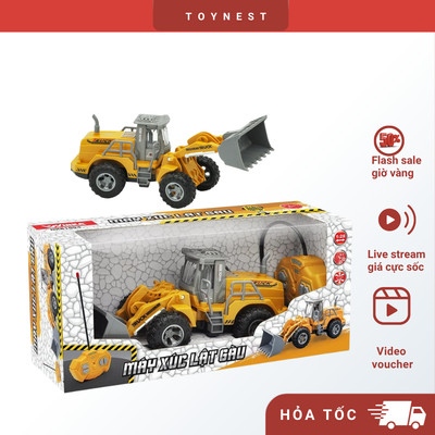 Đồ Chơi DUKA: Máy Xúc Lật Gàu - Điều Khiển Từ Xa - DK81094
