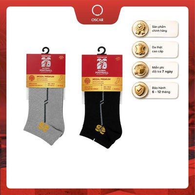 [New] Vớ nam Oscar cổ ngắn thể thao họa tiết Vancouver 26, chất liệu lợi gỗ sồi cao cấp, thoáng khí – Mã 075