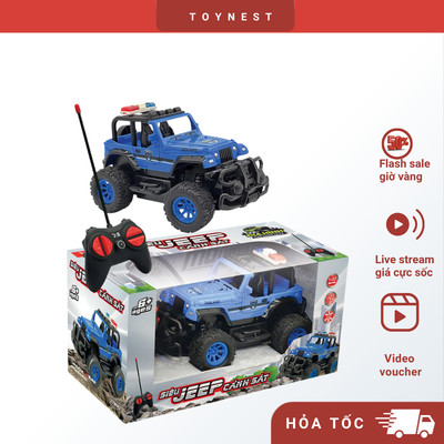 Đồ Chơi DUKA: Xe Điều Khiển Từ Xa - Siêu Jeep Cảnh Sát - DK81150