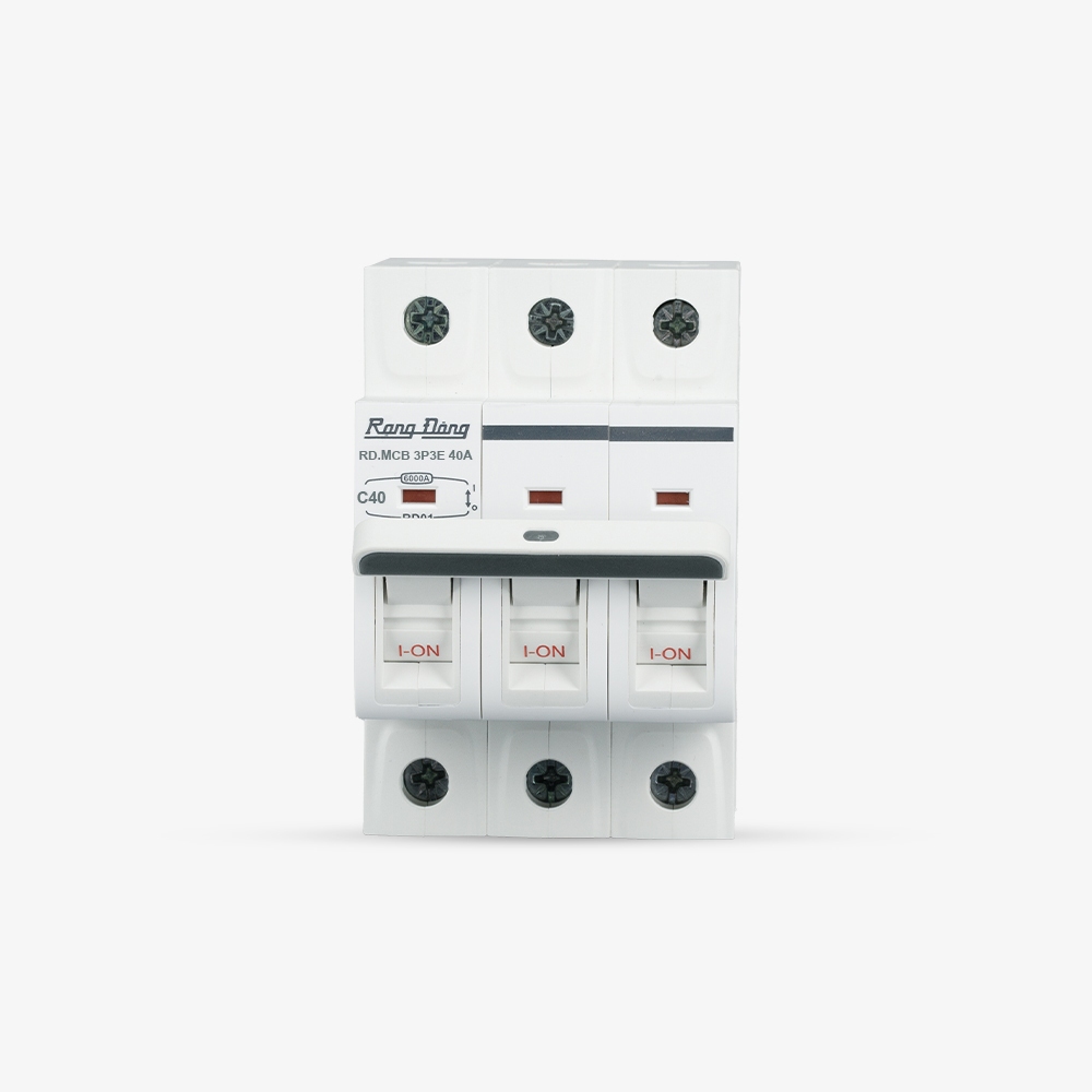Át chống chập/CB/Aptomat ngắn mạch RD.MCB 3P3E 40A