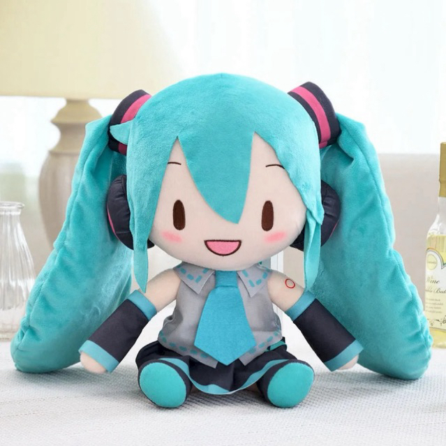 Nhồi Bông Hatsune Miku Vocaloid Dodeka Jumbo Fuwa Fuwa Nuigurumi Chính Hãng SEGA Plushie