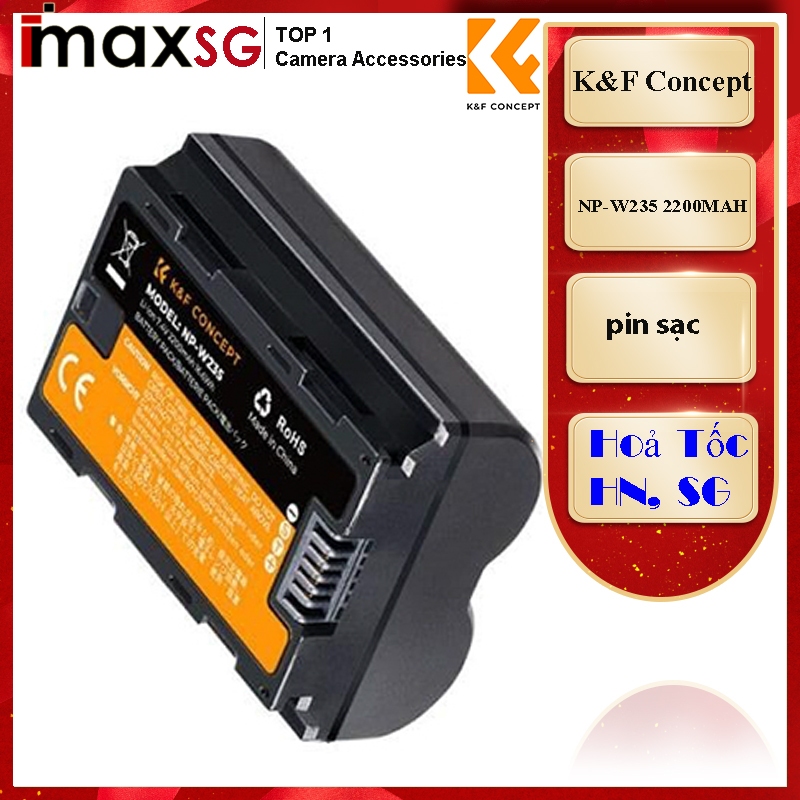 1 PIN MÁY ẢNH K&F CONCEPT NP-W235 2200MAH - KF28.0018V1