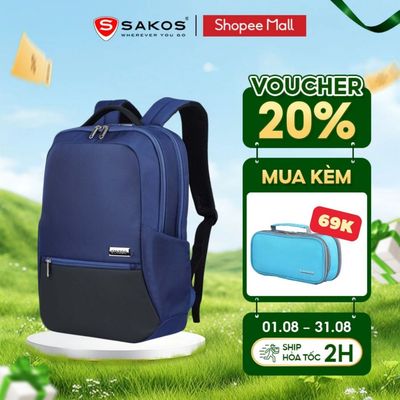 Balo Laptop Du Lịch STARGO ILANO 15.6 Inch Unisex Năng Động Thiết Kế Tối Giản Siêu Nhẹ Êm Ái