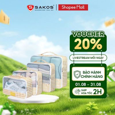 Bộ Phụ Kiện 8 Túi STARGO ARREDA – Tinh Gọn Hành Lý Du Lịch, Gọn Nhẹ, Ngăn Nắp, Nâng Tầm Phong Cách