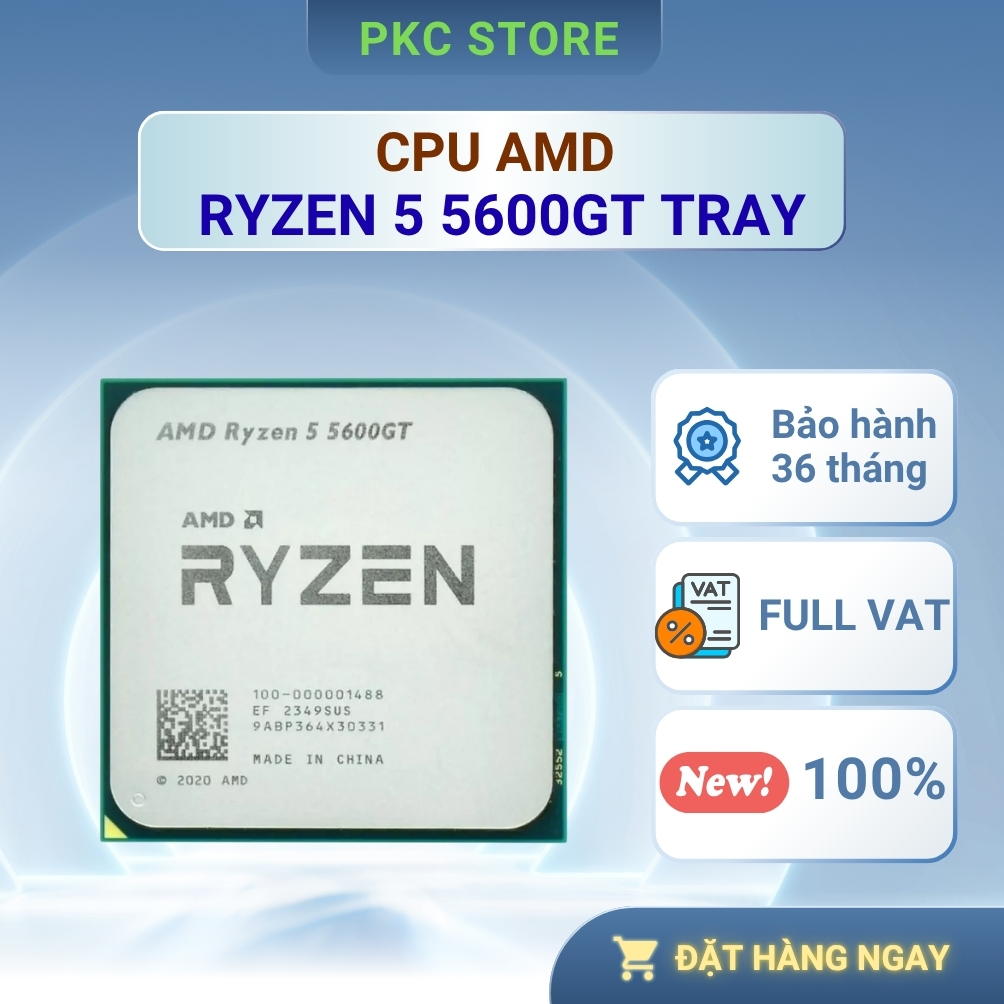 Bộ vi xử lý - CPU AMD Ryzen 5 5600GT ( Tray ) ( Full VAT )