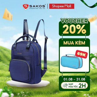 Balo Du Lịch Cao Cấp SAKOS DAHLIA Thời Thượng Sang Trọng Chất Liệu Cao Cấp Trượt Nước Bền Màu
